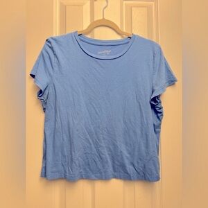 Universal Thread L blue crop top T Shirt short sleeve